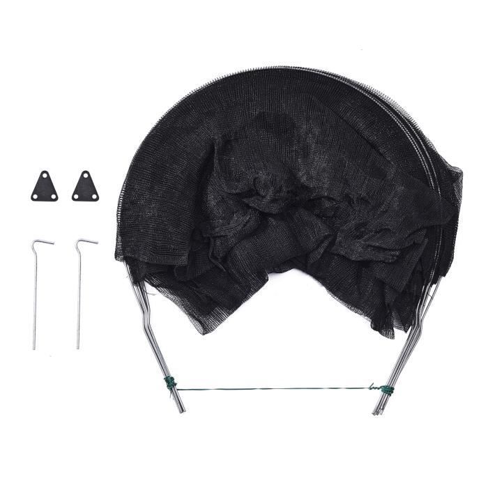 Filet Anti-insectes Pour Jardin - 4x10 M, Maille Fine 1 Mm, Blanc, Protection Légumes, Arbres Fruitiers, Serre
