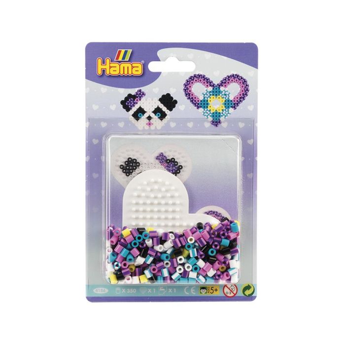 Cadeau Enfant Set 8 Plaques Perles à Repasser - Avec Pincettes - Modèles Transparents Pour Enfants - Activité DIY Créative Perles Hama