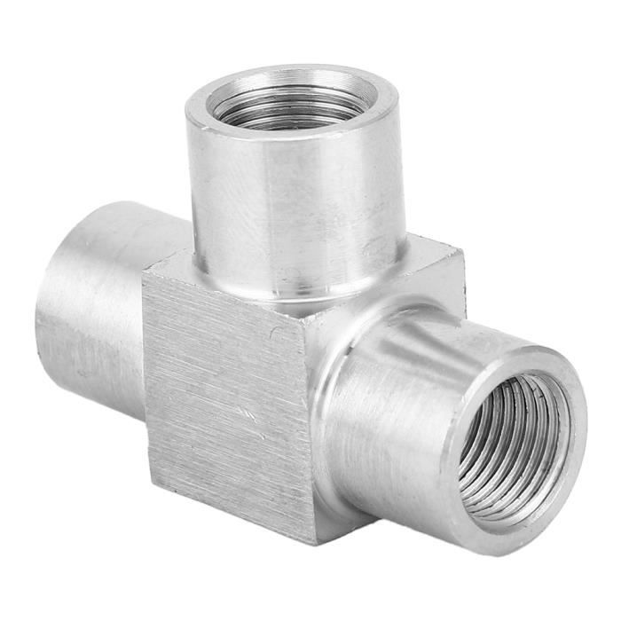 Té De Frein 3 Voies M10 | Raccord Frein T Aluminium 3/16" | Union Courte Tuyau Frein Moto Voiture