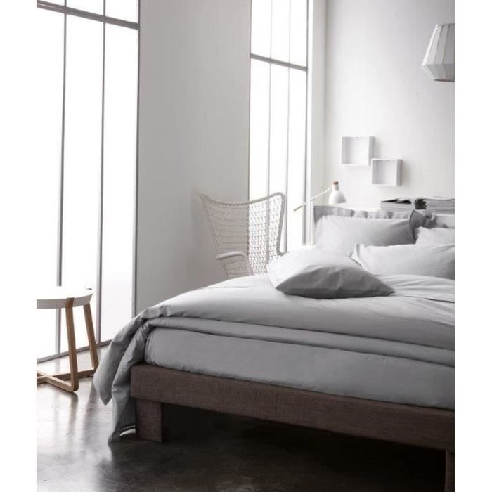 TODAY  Housse de couette 100% Coton 240x260cm ZINC  