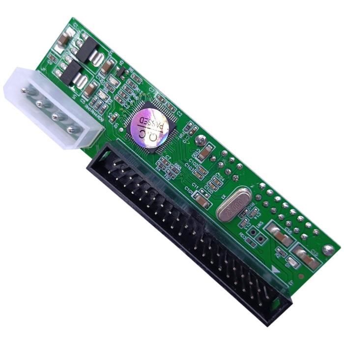 Adaptateur 3.5" IDE 40 Broches Femelle Vers 22 Broches Mâle (PATA Vers Carte Mère)