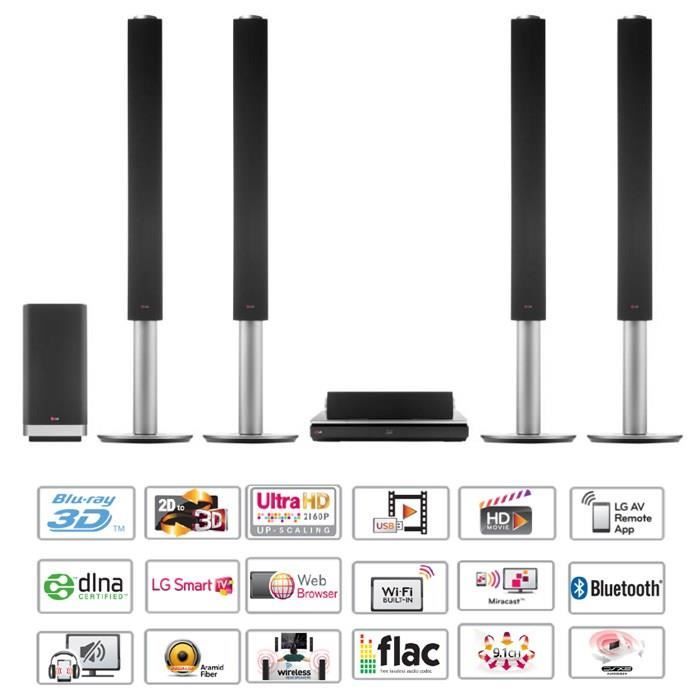 Lg bh9540tw 1460w 9.1 channel home cinema system clearance
