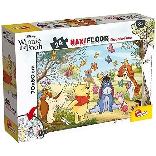 Liscianigiochi Doppelseitiges Puzzle – Autos, 108 Teile, 70x50 Cm