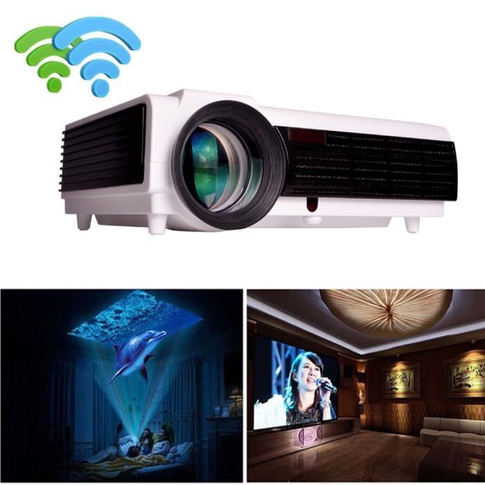 Led projeteur vidéo données montrent home cinéma projecteur android