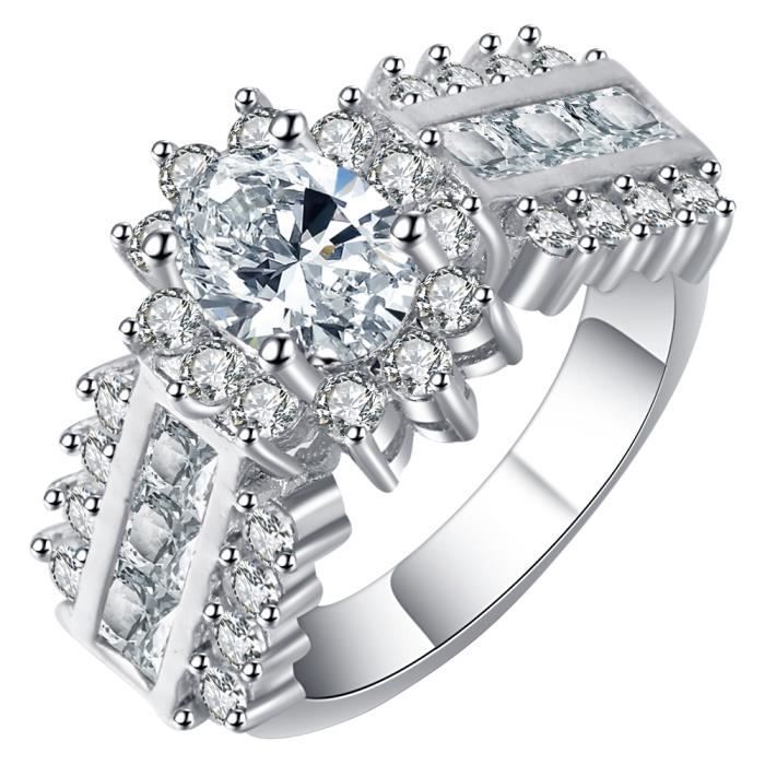 Smile Ykk Bague De Mariage Femme Argent 925 Fantaisie Pour Anniversaire Elegant Argente Achat Vente Robe De Ceremonie Cdiscount