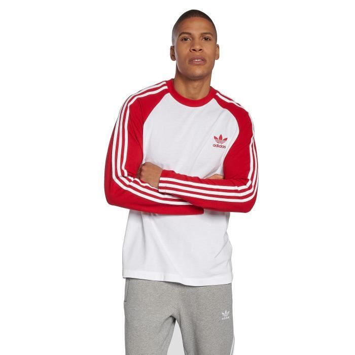 t shirt manche longue homme adidas