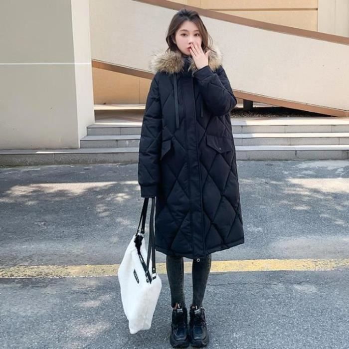 Manteau noir hot sale simple femme