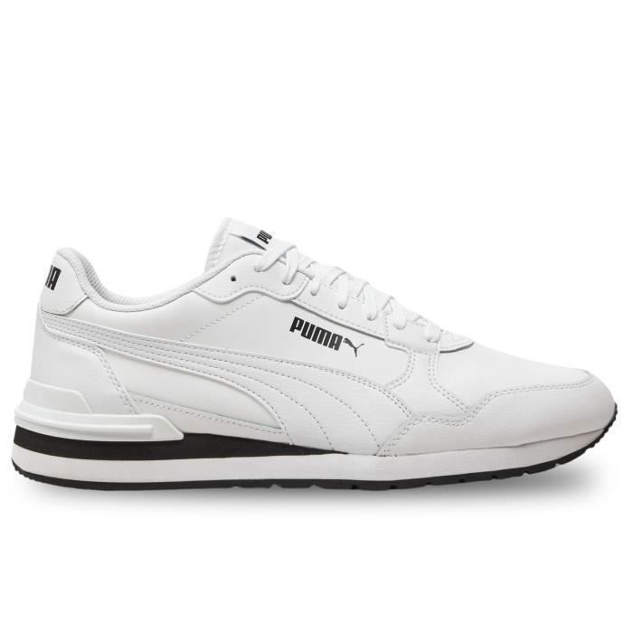 Puma Puma St Runner V4 Leather Chaussures pour Homme Blanc 399068-07