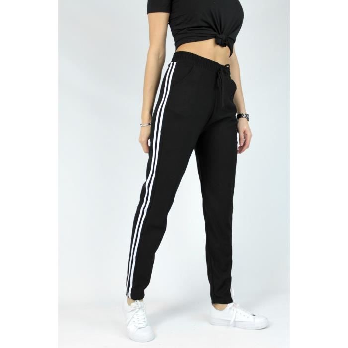 Pantalon sport femme noir clearance