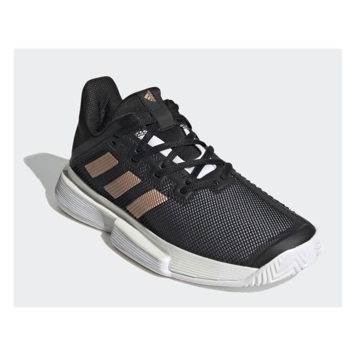 Chaussures ADIDAS Femme SoleMatch Bounce Noir Or Blanc AH 2020