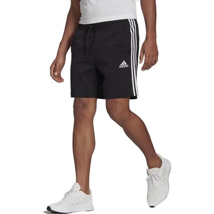 Adidas Short pour Homme Aeroready Essentials 3-Stripes Noir