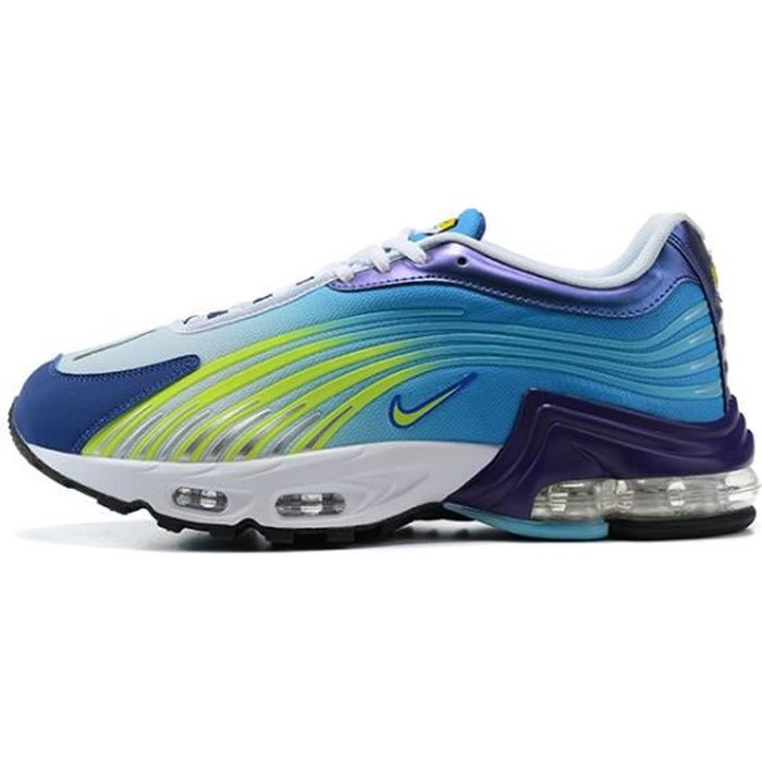 Baskets Nike Air Max TN Plus 2 Chaussures de Running Femme Homme Bleu et jaune  Bleu et jaune - Cdiscount Chaussures