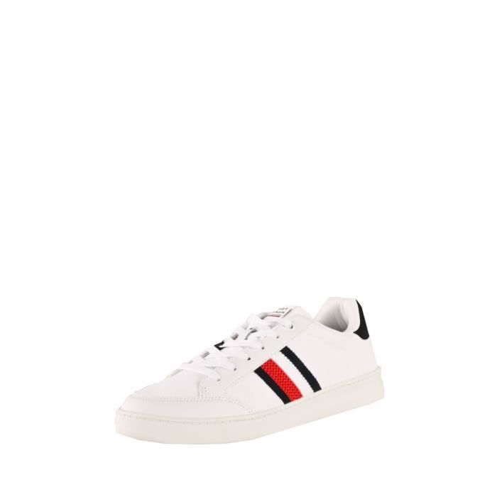 Tommy Hilfiger Baskets Homme Tommy Hilfiger Ref 57356 YBR Blanc