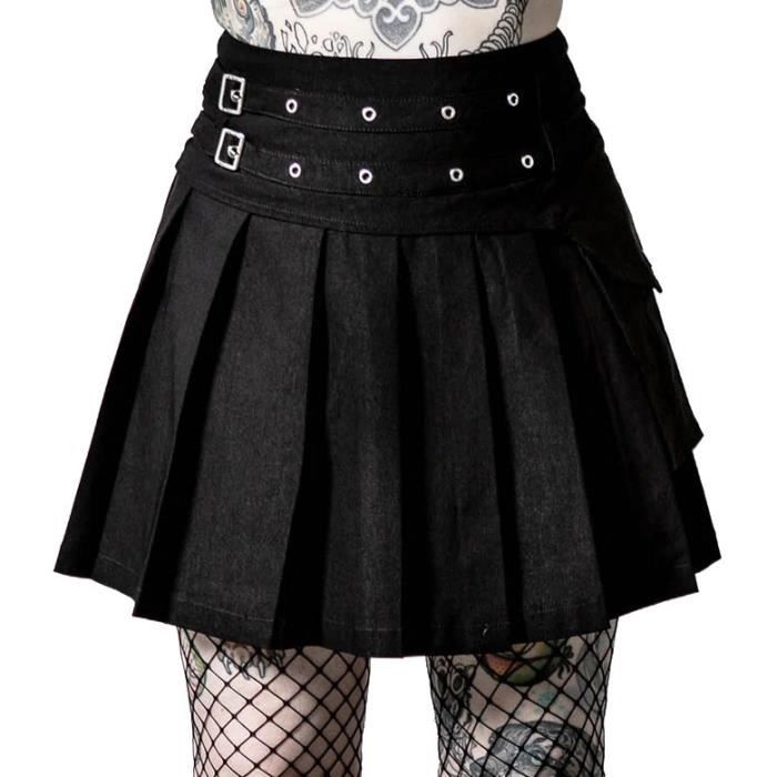 Jupe plissee sale ecoliere noire