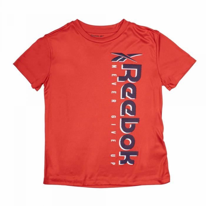 Tee shirt reebok rouge sale