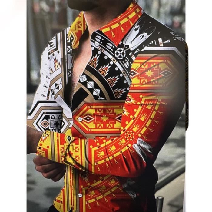 Sweat Homme Classique À Imprimé Vintage Pull Hauts Manches Longues Col Rond Casuals Automne Tee T-Shirt Couleur Contrastée Chemise Top (Color : White, Size : M