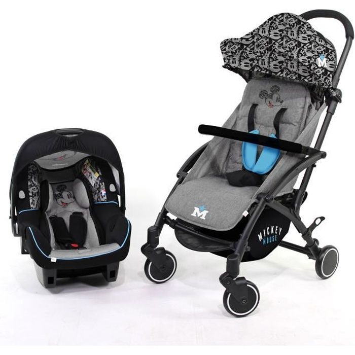 Poussette naissance top combine