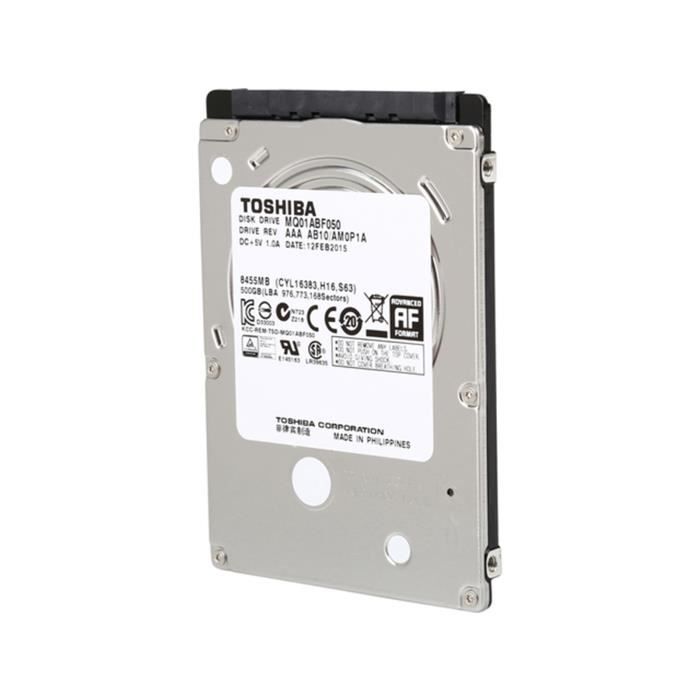 HARD DISK 500GB SATA 2,5' TOSHIBA