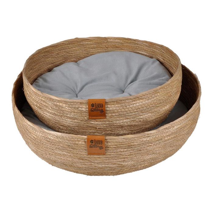 Lot de 2 Paniers pour Chien & Chat Nomade 50cm Naturel