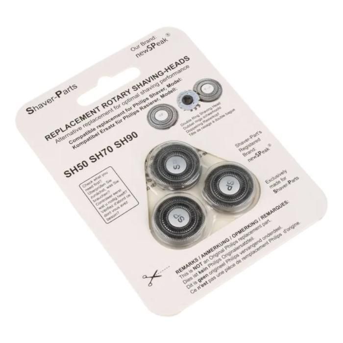 Tete sh50 dual precision x 3 422203625841 - rasoir philips