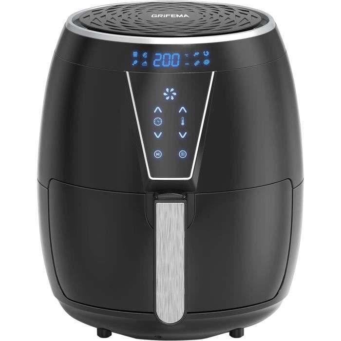 Gc2002 Friteuse Sans Huile Xl 4,5L-1500W Avec Écran Tactile Led, 8 Programmes Pour Cuisson Saine
