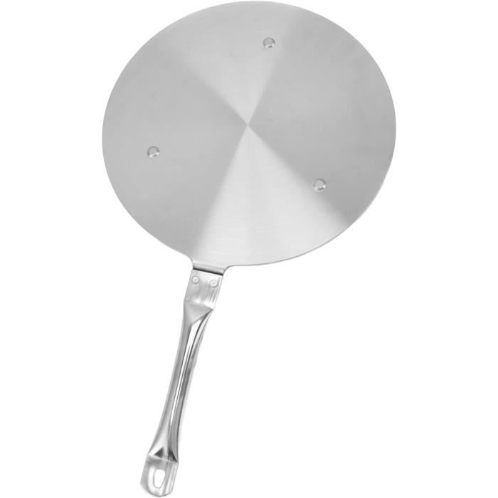 Plaque Diffusion Chaleur Pour Induction - Acier Inox - Adapte Tes Casseroles (13 à 28 Cm) - 9