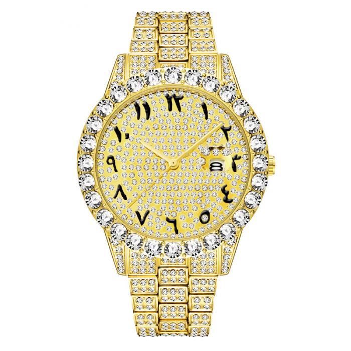 Montre Homme IceHouse Chronographe Cadran Romain 55mm Or Jaune - Neuf Sans étiquette