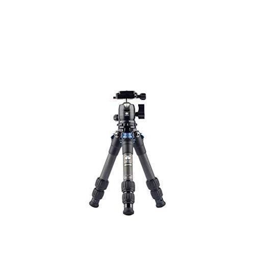 SIRUI AM-223 Mini trépied portable compact en fibre de carbone avec tête sphérique B-00K à 360° et plaque à dégagement rapide Arca