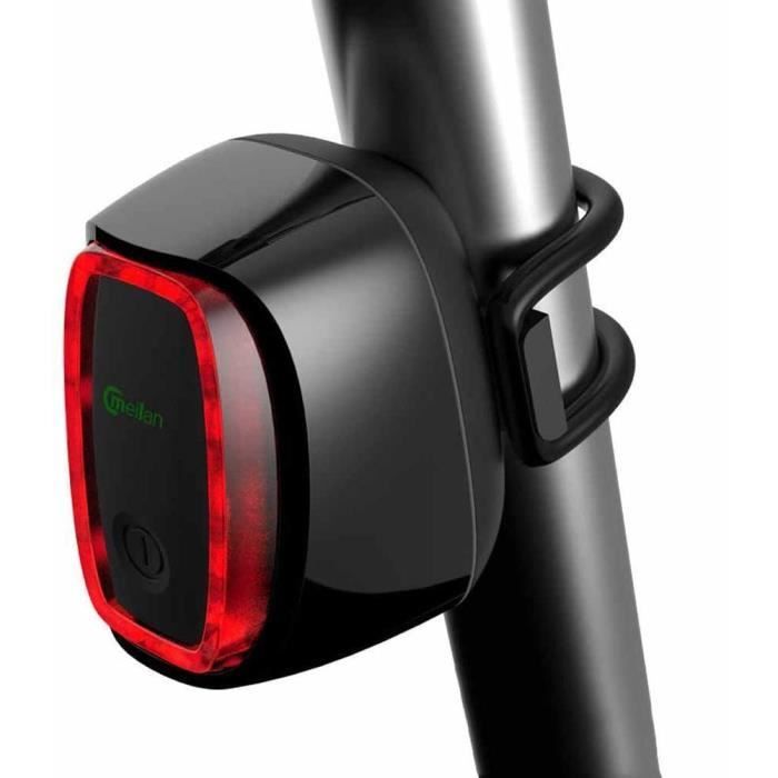 Meilan X6 Feux ArrieRe de VeLo Feu de Freinage de VeLo USB Rechargeable LED Clignotant Smart Bike Light avec Capteur de Mouvement Cdiscount Sport