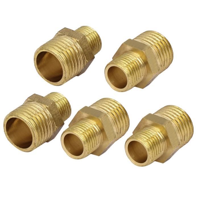 Raccord Cannelé 1/8 BSP Femelle 8mm Laiton - Lot De 4 Connecteurs Tuyau