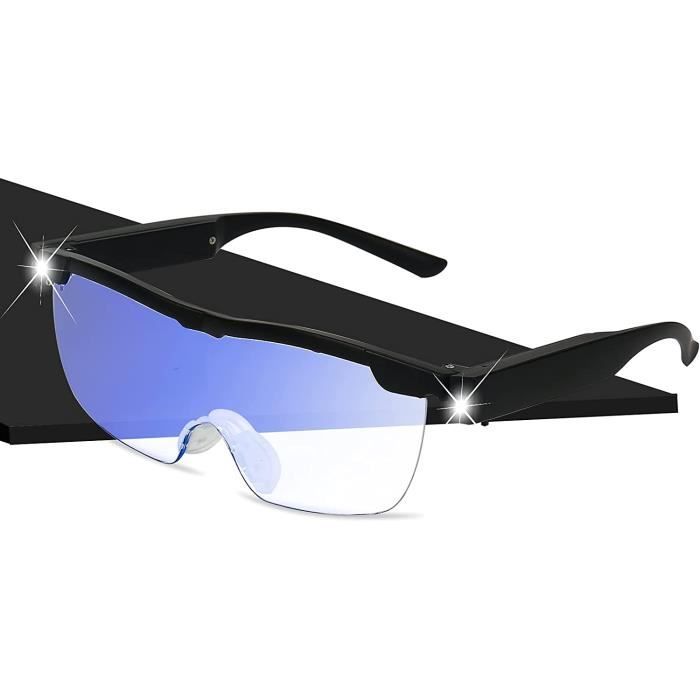 Namvo Lunettes LED USB Rechargeables – 8 Modes Lumineux, 164 Perles – Pour Soirée, Boîte De Nuit, Anniversaire