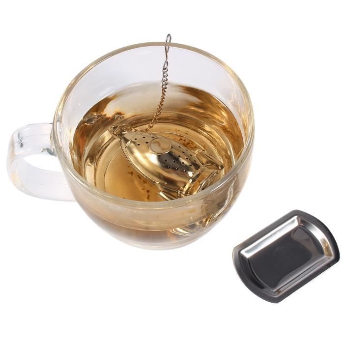 3 Pinces à Sachet De Thé En Inox - 12 Cm - Cuillère Et Pince Anti-Brulûres - Accessoire Cuisine