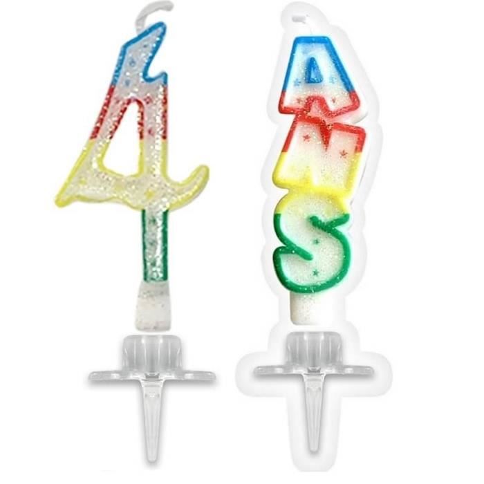 Bougie Anniversaire 4 Ans Achat Vente Pas Cher