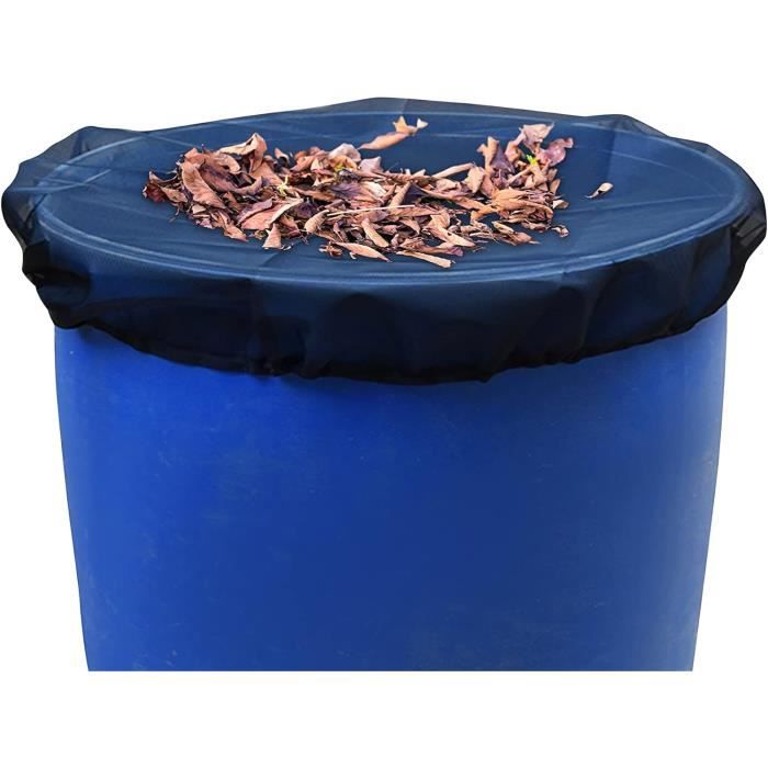 Lot De Filets De Citerne De Pluie Réglables De Avec Cordon De Serrage Protection Contre Les Feuilles Les Insectes Les Insectes 120cm 98295383