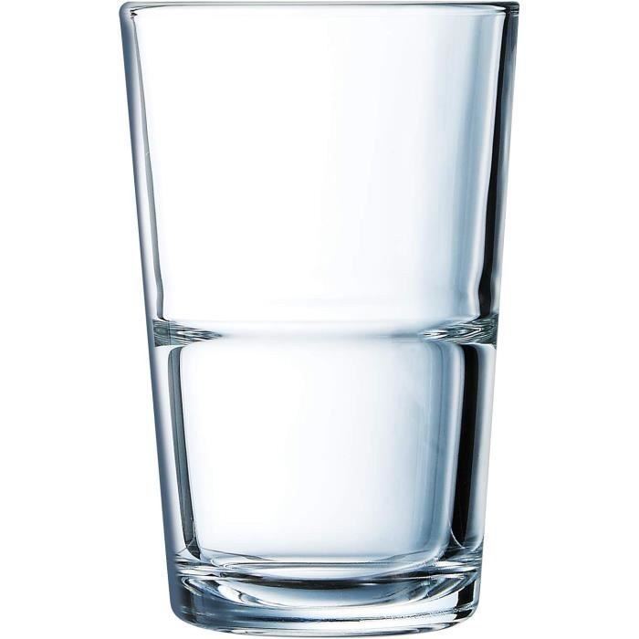 Lot de 6 verres à eau Côtes | Maisons du Monde