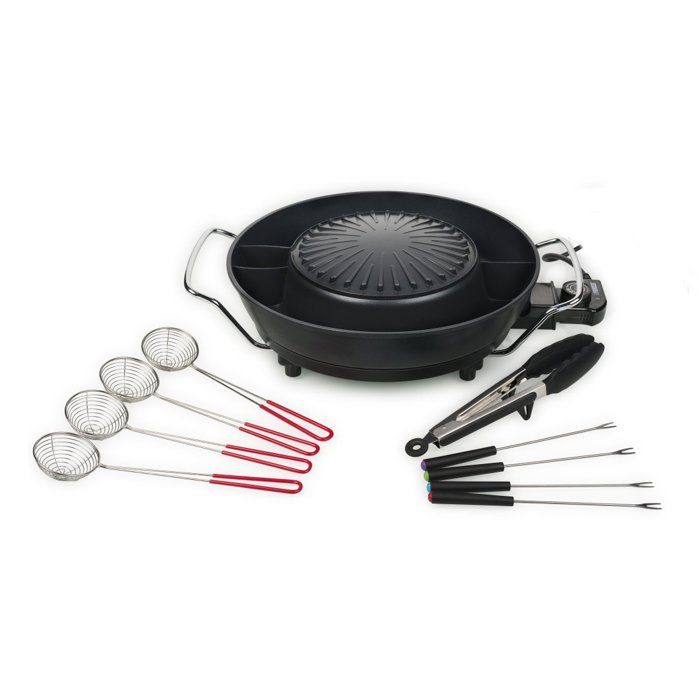 Barbecue coréen Hot Pot Tristar PZ 9131 4 personnes Accessoires inclus