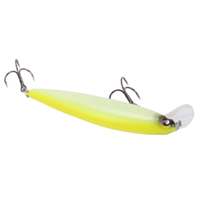 Ancien flotteur fantôme Heddon River Runt articulé 9430 YSM rivage
