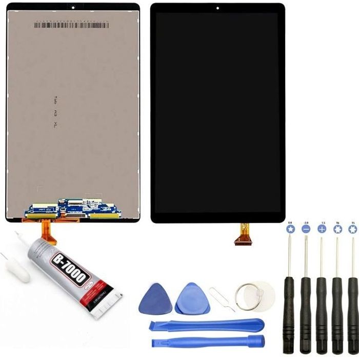Vitre tactile + Ecran LCD compatible avec Samsung Tab A 10.1 (2019) SM-T510  SM-T515 taille 10.1 Noir + Kit outils + Colle B7000 - Cdiscount Téléphonie