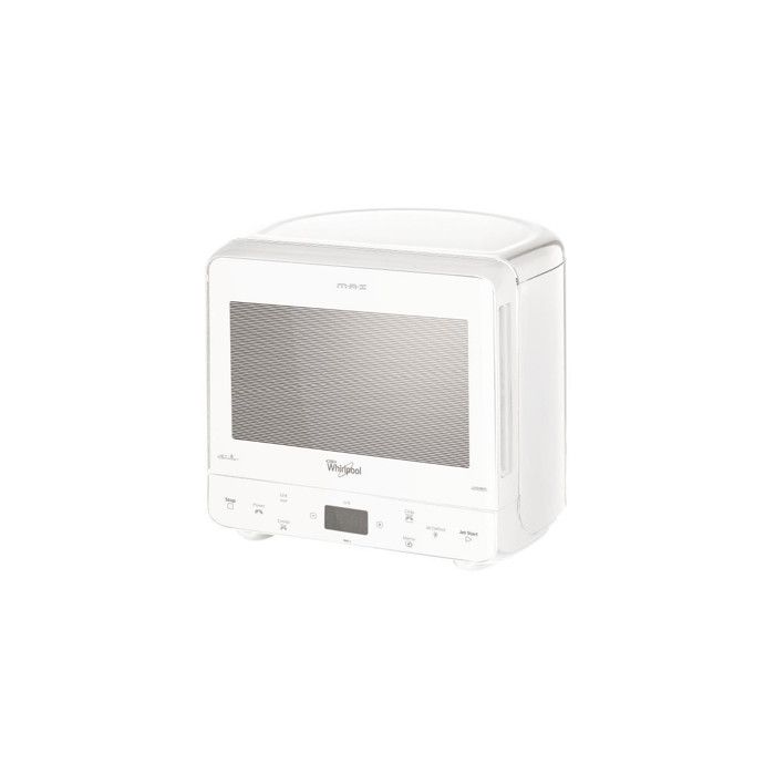 WHIRLPOOL Micro-ondes Posable MAX Blanc 13 L Electronique Cavité Peinte Plateau 28cm - Whirlpool