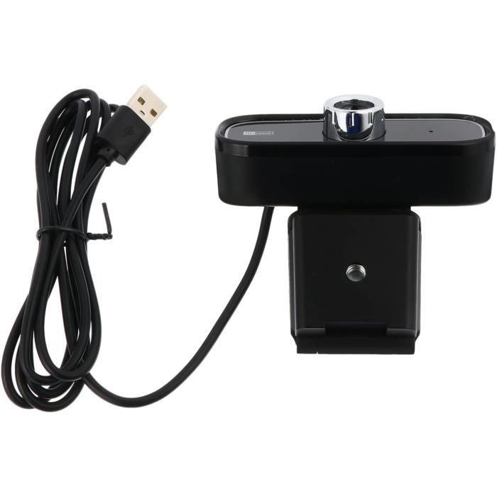 Webcam USB HD Angoily Avec Micro Intégré - Pour PC, Portable, Cours, Réunions - Qualité Haute Définition, Anti-Bruit