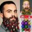 Ilovediy 12pcs 3cm Boules De Noel Barbe Beard Decoration