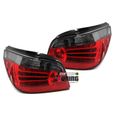 FEUX LED TUNING ROUGE NOIRS BMW SERIE 5 E60 03-07 (11851)-1