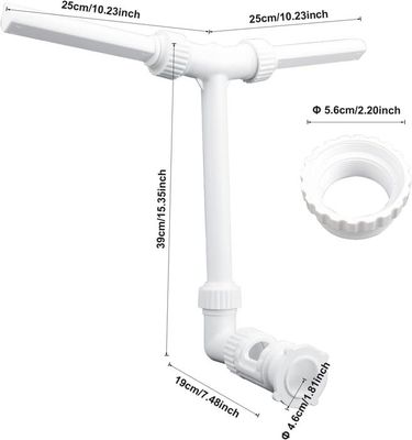 Fontaine De Piscine, Fontaine Cascade De Piscine, Accessoires De Piscine à Double Jet Pour Piscine Hors Sol Fontaine De Piscine Reglable 2 En 1 Accessoires De Piscine Vert Fluoresc 91998846