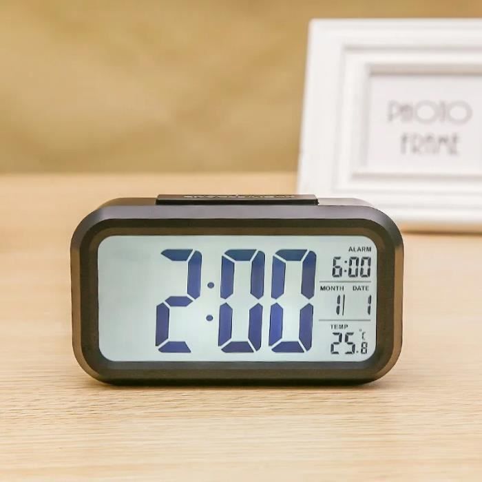 Mini Horloge Numérique Pour Étudiants, Rétro Éclairage, Réveil De Table,  Calendrier Électronique, Horloge De Table De Bureau Du 1,52 €