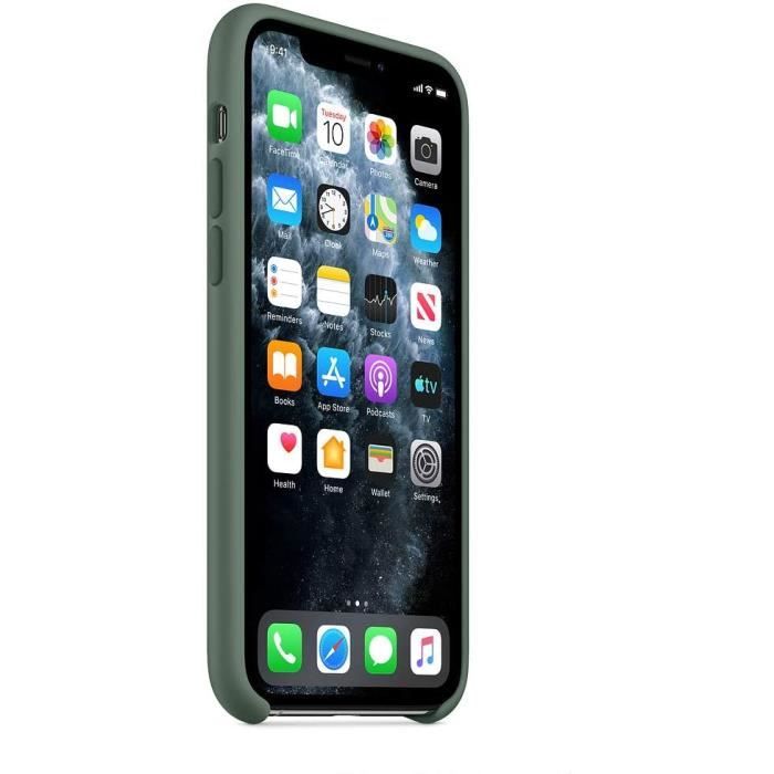 Coque iPhone 13 silicone vert sapin - Flapcase - Boutique