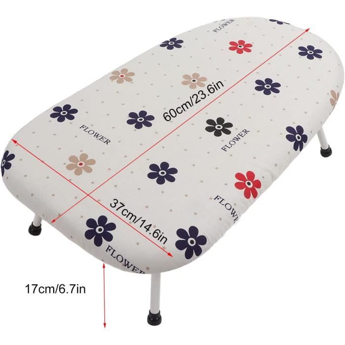 Planche à Repasser Pliable Extra Large - Dimensions 92x78x30 Cm, Bois Et Fer, Avec Repose-fer, Pieds Antidérapants, Pour Maison Ou Boutique