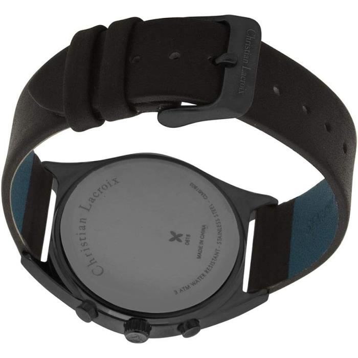 Montre christian hotsell lacroix noir