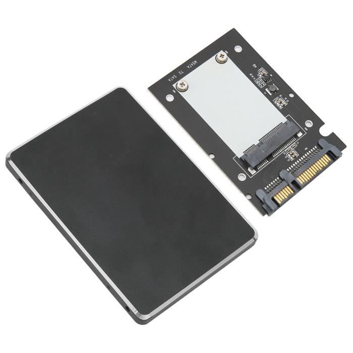 Uooduby BoîTier SSD MSATA vers USB 3.0 BoîTier de Disque Dur Externe BoîTier de Stockage Adaptateur pour SSD MSATA 30X50Mm 30X30Mm
