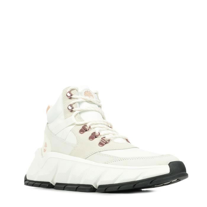 Timberland femme blanche et or top