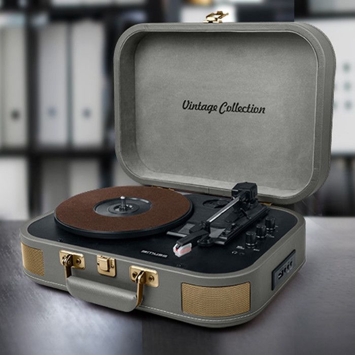 Tourne-Disque, Lecteurs De Platine Bluetooth Disque Vinyle Phono Haut